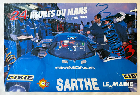 Link to  24 Heures du Mans 1989 Poster 3France, 1989  Product