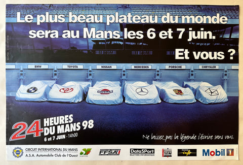 Link to  24 Heures Du Mans 1998 Plateau PosterFrance, 1998  Product