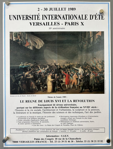 Université Internationale d'Été Versailles - Paris X