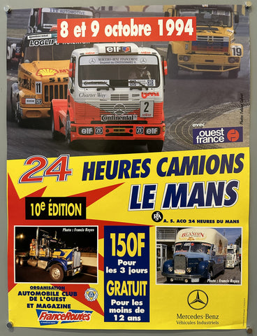 Link to  24 Heures Camions Le Mans 1994 Poster #1France, 1994  Product