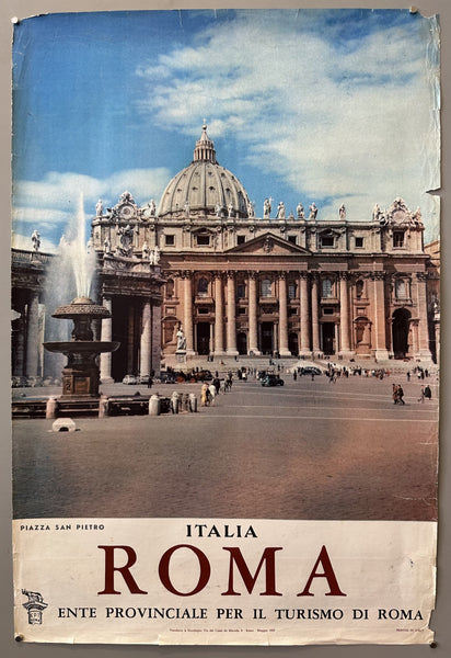 Italia Roma Piazza San Pietro – Poster Museum