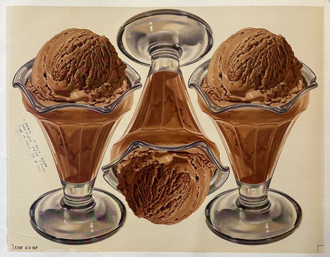 3 Chocolate Ice Cream Sundaes