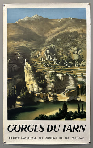 Gorges du tarn travel poster