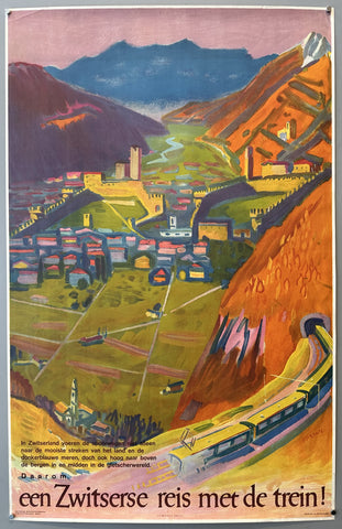 Daarom een Zwitserse reis met de trein! (That’s why a Swiss trip by train!)