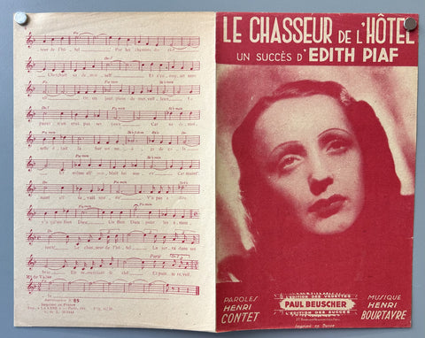 Link to  Le Chasseur de  L'Hôtel Edith PiafFrance, c. 1950s  Product