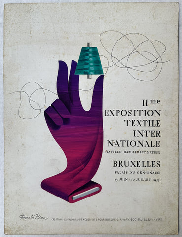 II me Exposition Textile Internationale (2nd International Textile Exhibition)