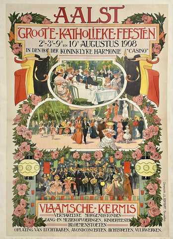 Link to  AALST Groote Katholieke FeestenBelgium, 1908  Product