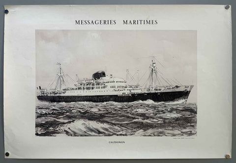 Link to &nbsp;Messageries Maritimes - CalédonienFrance, c.1952's &nbsp;Product