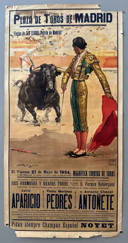 Plaza de Toros de Madrid Poster 1954