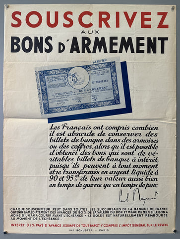 Souscrivez aux Bons d'Armement