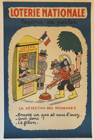 Link to  Loterie Nationale Façons de Parler PosterFrance, c. 1957  Product