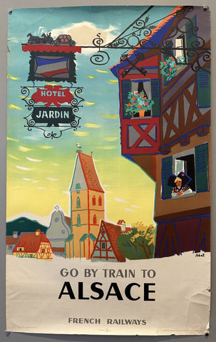 Alsace travel Poster