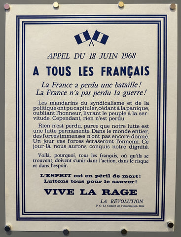 Link to  Appel Du 18 Juin 1968France, 1968  Product