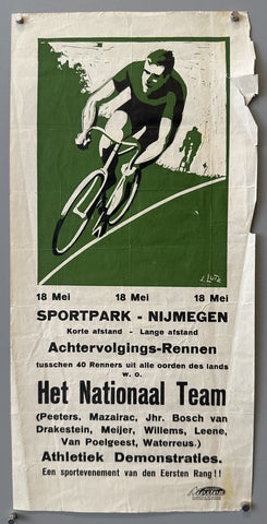 Link to  Het Nationaal Team Biking PosterNetherlands, c. 1930s  Product