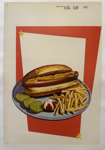 Hot Dogs with Pickles and Fries