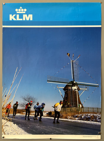 Link to  Dutch KLM Travel Poster #1Netherlands, 1990  Product