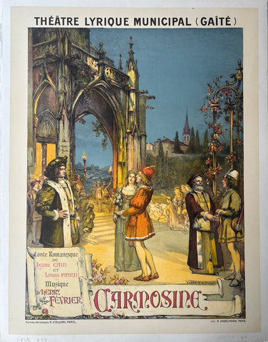 Link to  Carmosine Poster ✓France, c. 1913  Product