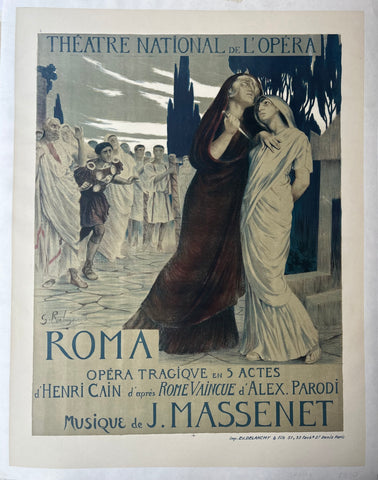 Link to  Roma Theater Poster ✓France, c. 1912  Product