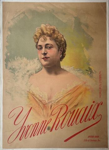 Link to  Yvonne Rouaix Poster ✓France, c. 1895  Product