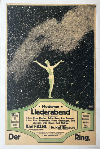 Link to  Moderner Liederabend Poster ✓German 1919  Product