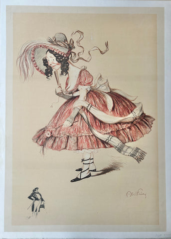 Link to  Lady in Pink Dress Poster ✓France, c. 1890  Product