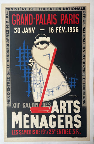 Link to  Salon des Arts Menagers Poster ✓France, 1935  Product