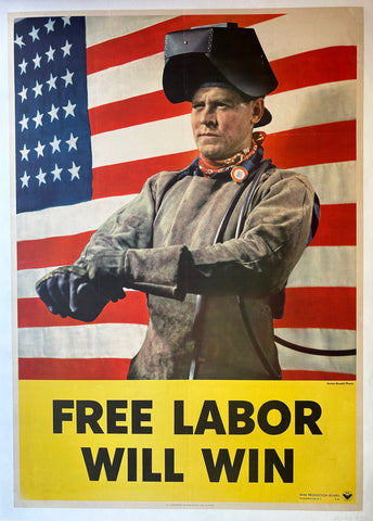 Link to  Free Labor Will Win PosterUSA, 1942  Product