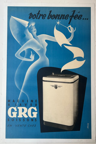 Link to  Machine A Laver GRG Poster ✓France, c. 1950  Product