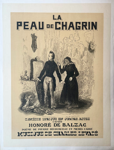 Link to  La Peau De Chagrin Poster ✓France, c.1885  Product