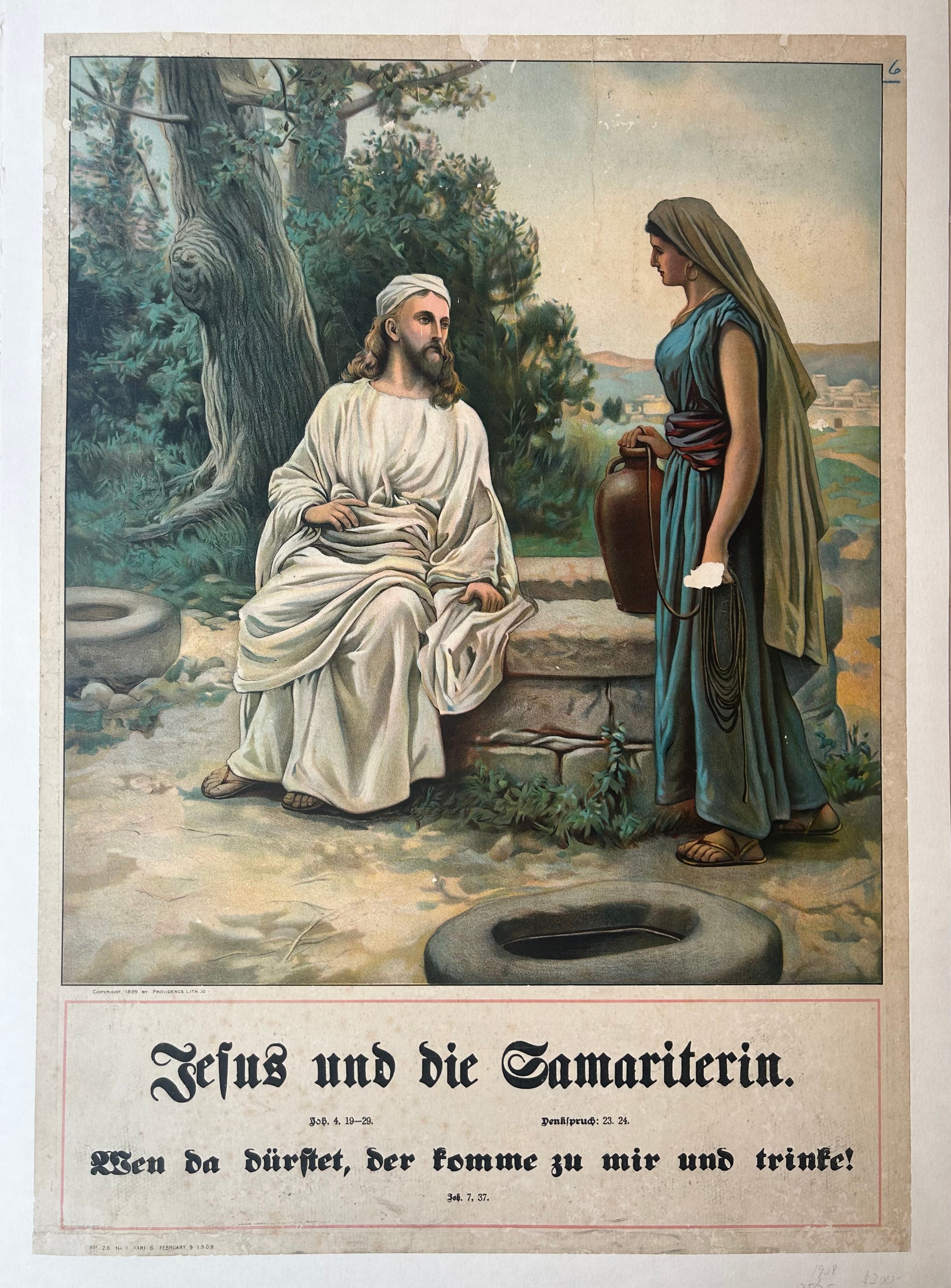 Jesus und die Samariterin Poster ✓