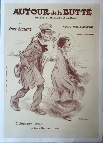 Link to  Autour de la Butte Chansons Poster ✓France, 1899  Product