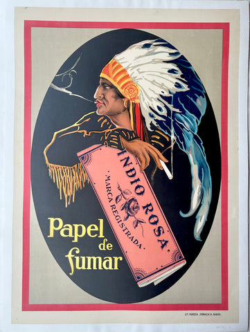 Link to  Indio Rosa Poster ✓Spain, c. 1930  Product