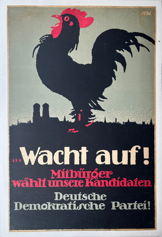Link to  ...Wacht Auf! PosterGermany, C. 1919  Product