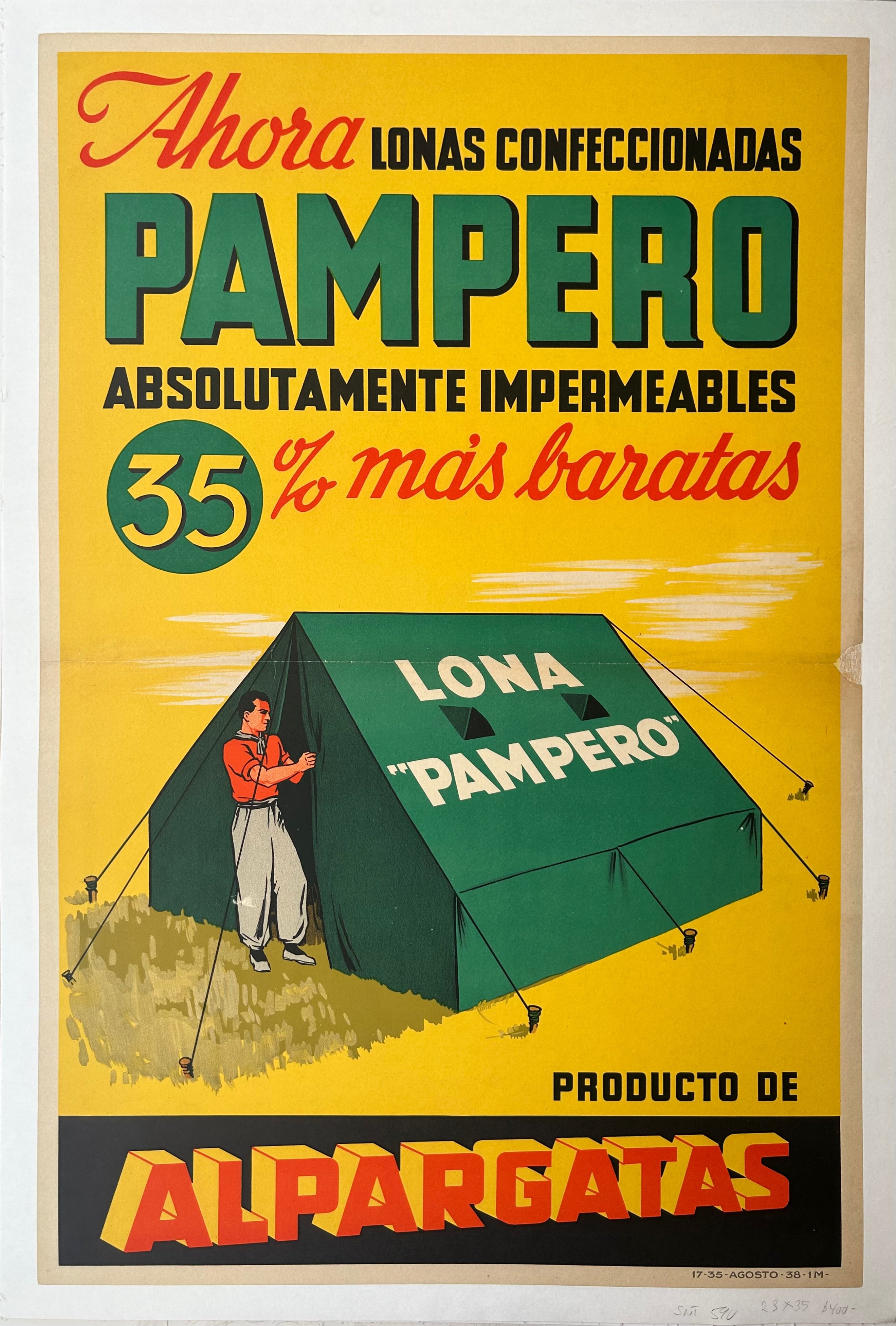 Pampero Advertisement Poster