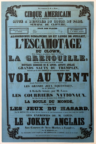 Link to &nbsp;Cirque AméricainFrance, 1852 &nbsp;Product
