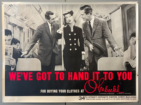 We've got to hand it to you - Ohrbach's