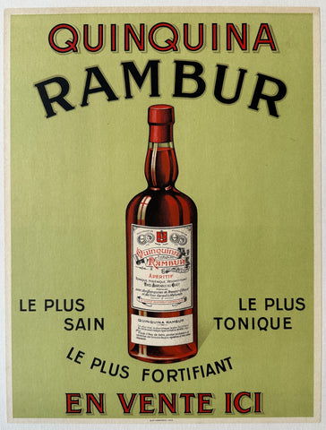 Link to  Quinquina Rambur Aperitif Poster ✓France, c. 1920  Product