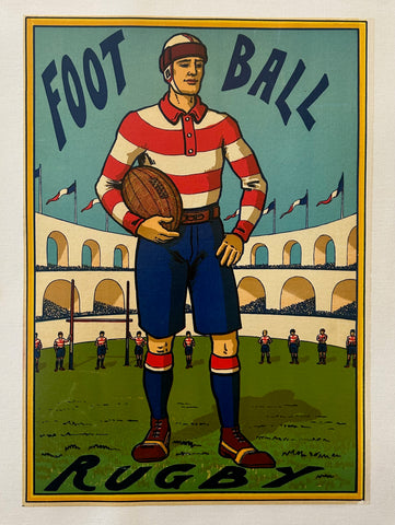 Link to  French Rugby PosterFrance, c.1940s  Product