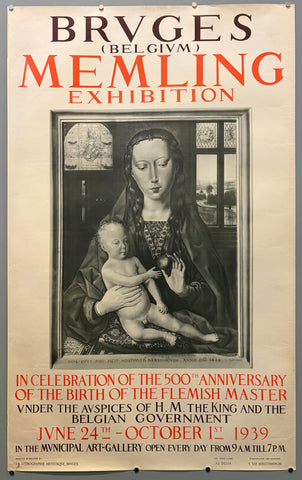 Link to &nbsp;Bruges (Belgium) Memling ExhibitionBelgium, 1939 &nbsp;Product