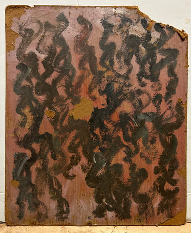 Swarming Figures #13 - Purvis Young Painting