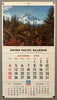 Union Pacific Railroad Calendar October/March 1959