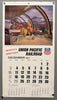 Union Pacific Railroad Calendar 1968