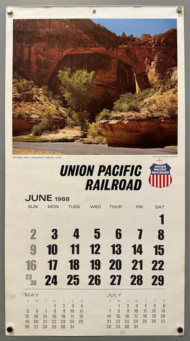 Link to &nbsp;Union Pacific Railroad Calendar June/July 1968USA, 1968 &nbsp;Product