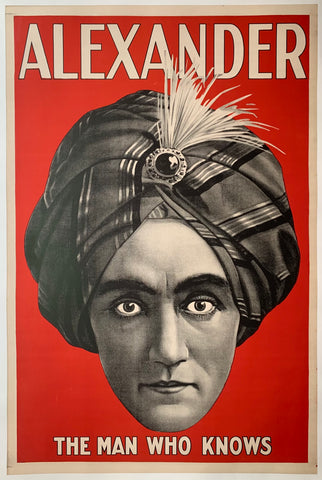 Link to  Alexander The Man Who Knows Poster ✓U.S.A., c. 1920  Product