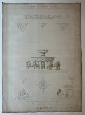 Link to  Fuente de los Leones Alhambra Print 1England, c. 1844  Product
