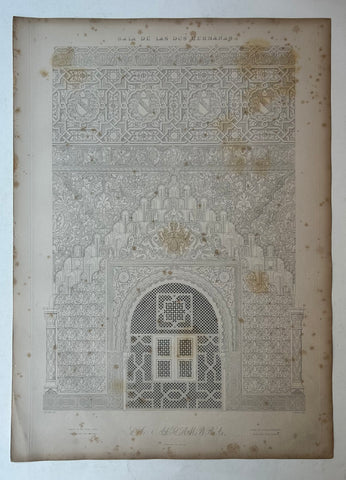 Link to  Sala de las dos Hermanas Alhambra Print 12England, c. 1844  Product