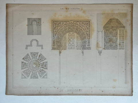 Link to  La Mezquita Alhambra Print 2England, c. 1844  Product