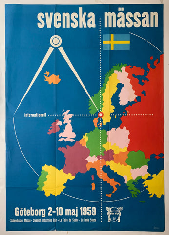 Link to  Svenska Mässan PosterSweden, 1959  Product