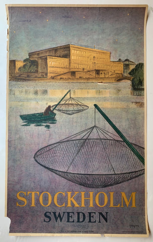 Link to  Stockholm Sweden Travel Poster #1Sweden, c. 1950s  Product