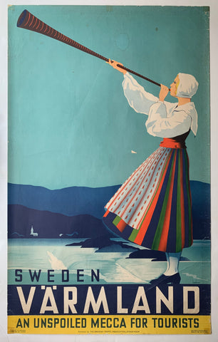 Link to  Sweden Värmland PosterSweden, c. 1930s  Product